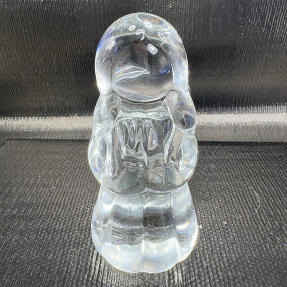Vintage 1980s Clear Angel Girl Figurine Paperweight Decorative Figure Decor VTG - Picture 2 of 9